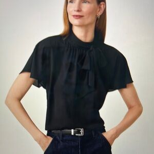 Elegant Black Women's Top